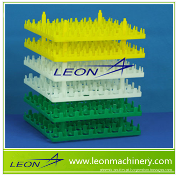 Bandeja de ovos de plástico da marca Leon para máquinas de incubação automática